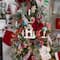 4.25" Christmas Trees & Snowman in a Cup Glass Ornament